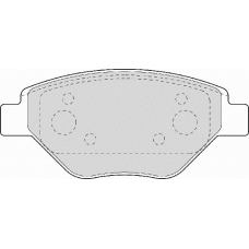 FD6864N NECTO Комплект тормозных колодок, дисковый тормоз
