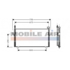 13005197 VAN WEZEL Конденсатор, кондиционер