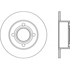 BDR1025.10 OPEN PARTS Тормозной диск