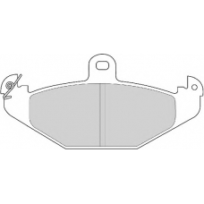 FD6970A NECTO Комплект тормозных колодок, дисковый тормоз