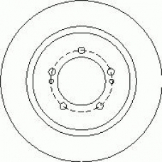 38590 KAWE Тормозной диск