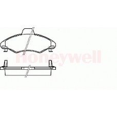 571964S STOP Комплект тормозных колодок, дисковый тормоз