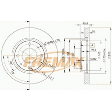 BD-6070 FREMAX Тормозной диск