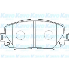 BP-9118 KAVO PARTS Комплект тормозных колодок, дисковый тормоз