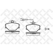 275 002-SX STELLOX Комплект тормозных колодок, дисковый тормоз