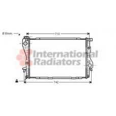 06002170 VAN WEZEL Радиатор, охлаждение двигателя