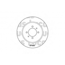 DF4000 TRW Тормозной диск