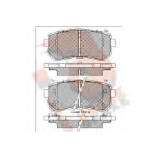 RB1955 R BRAKE Комплект тормозных колодок, дисковый тормоз