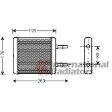 60826216 SCHLIECKMANN Теплообменник, отопление салона