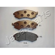 PA-K14AF JAPANPARTS Комплект тормозных колодок, дисковый тормоз