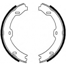 FSB669 FERODO Комплект тормозных колодок, стояночная тормозная с