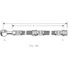 PHD346 TRW Тормозной шланг