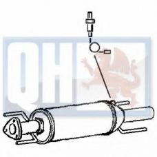 390143 QUINTON HAZELL Сажевый / частичный фильтр, система выхлопа ог