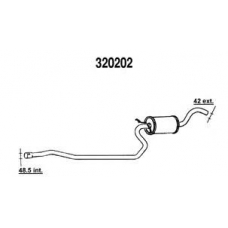 394332020200 MAGNETI MARELLI Выпускной трубопровод