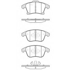 P13493.20 WOKING Комплект тормозных колодок, дисковый тормоз