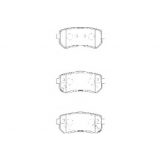 WBP24949A WAGNER LOCKHEED Комплект тормозных колодок, дисковый тормоз