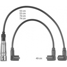 ZEF520 BERU Комплект проводов зажигания