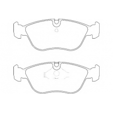WBP21273A WAGNER LOCKHEED Комплект тормозных колодок, дисковый тормоз