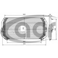 300243 ACR Конденсатор, кондиционер