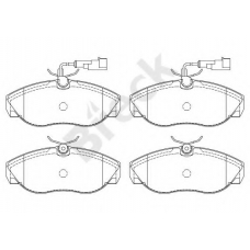 23602 00 703 10 BRECK Комплект тормозных колодок, дисковый тормоз