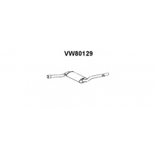 VW80129 VENEPORTE Предглушитель выхлопных газов