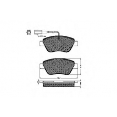32837 SPIDAN Комплект тормозных колодок, дисковый тормоз