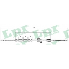 C0042B LPR Трос, стояночная тормозная система