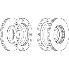 FCR232A FERODO Тормозной диск