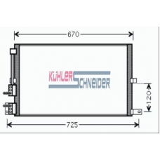 2720151 KUHLER SCHNEIDER Конденсатор, кондиционер