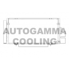 105086 AUTOGAMMA Конденсатор, кондиционер