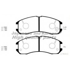 M050-01 ASHUKI Комплект тормозных колодок, дисковый тормоз