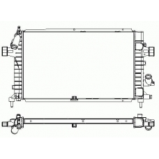 RA0200960 J. DEUS Радиатор, охлаждение двигателя