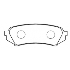 PN-1412 JNBK Колодки тормозные