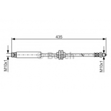 1 987 481 373 BOSCH Тормозной шланг