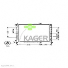 31-1699 KAGER Радиатор, охлаждение двигателя