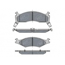 SP 267 SCT Комплект тормозных колодок, дисковый тормоз
