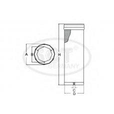 SW 3837 SCT Фильтр добавочного воздуха