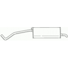 42602 SIGAM Глушитель выхлопных газов конечный