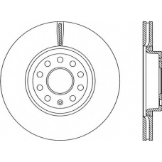 BDA2207.20 OPEN PARTS Тормозной диск