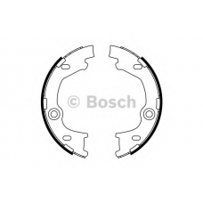 0 986 487 777 BOSCH Комплект тормозных колодок, стояночная тормозная с