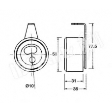 ITB-6317 IPS Parts Устройство для натяжения ремня, ремень грм