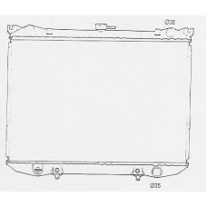 0100787 BEHR Radiator