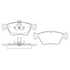 1850.0058200 KSM-KOSHIMO Комплект тормозных колодок, дисковый тормоз
