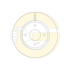 6063991 GIRLING Тормозной диск