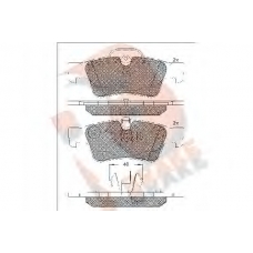 RB1770 R BRAKE Комплект тормозных колодок, дисковый тормоз