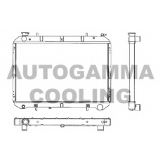 101223 AUTOGAMMA Радиатор, охлаждение двигателя
