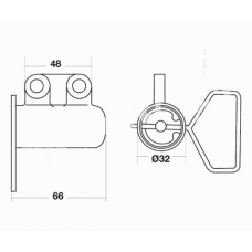 ITB-6257 IPS Parts Устройство для натяжения ремня, ремень грм