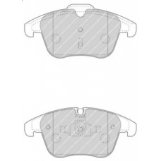 FSL4498 FERODO Комплект тормозных колодок, дисковый тормоз