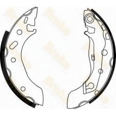 SH2495 BRAKE ENGINEERING Комплект тормозных колодок