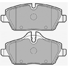 FD7164A NECTO Комплект тормозных колодок, дисковый тормоз